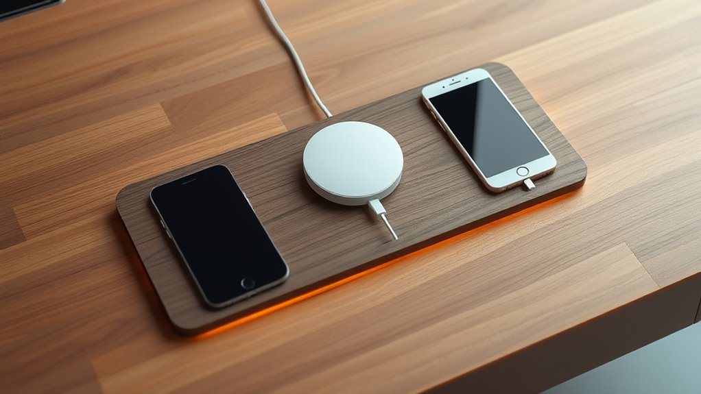organized wireless charging station