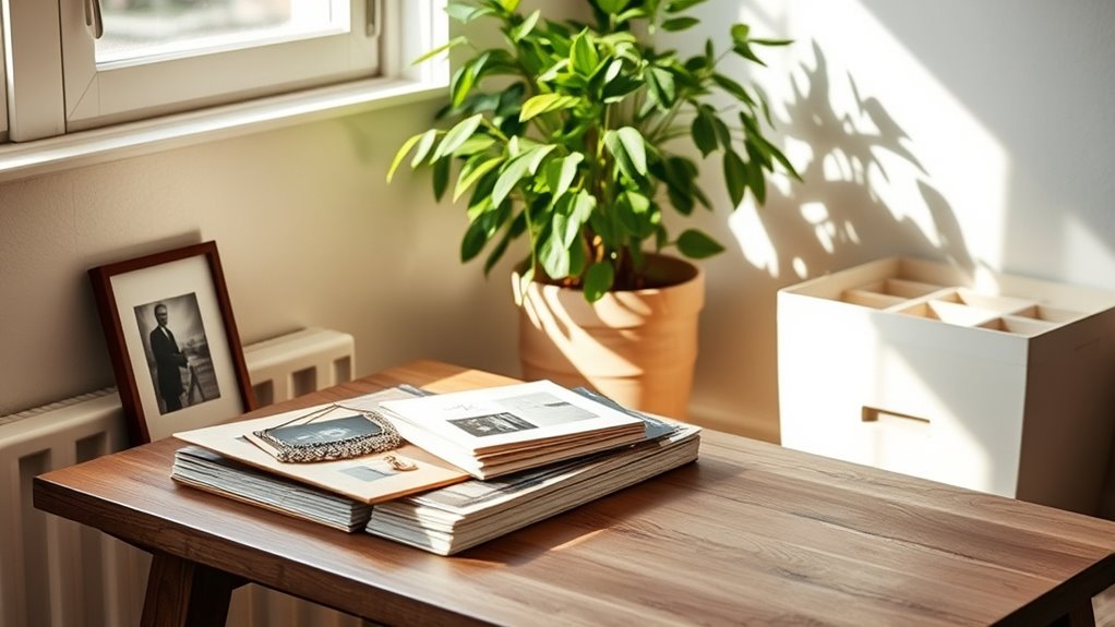 organizing sentimental clutter efficiently