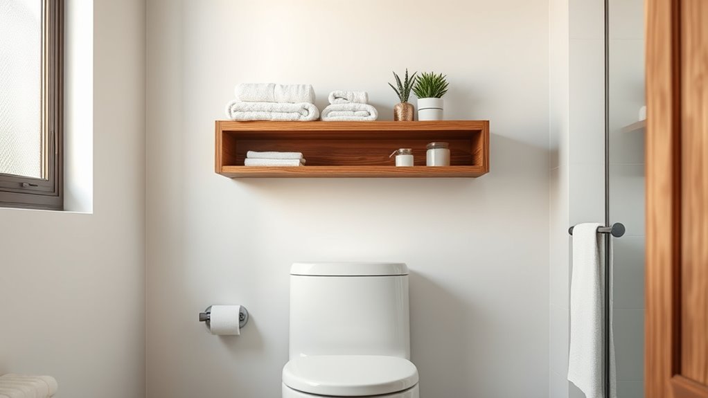 over the toilet storage solutions