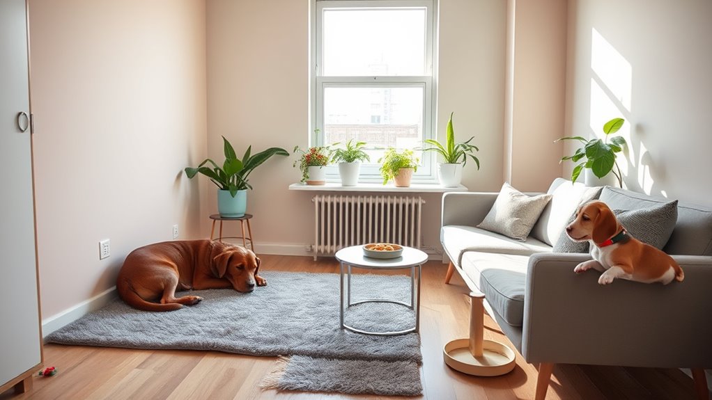 pet friendly small apartment essentials