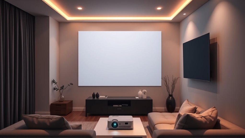 projector versus tv choice