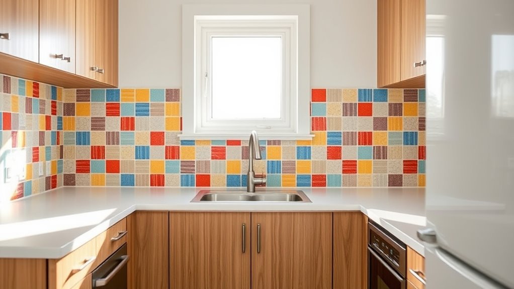 renters small kitchen backsplash