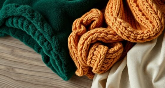 selecting warm lightweight fabrics