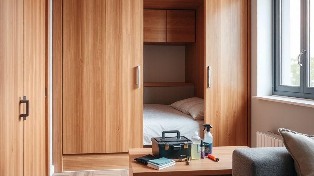 small apartment bed safety