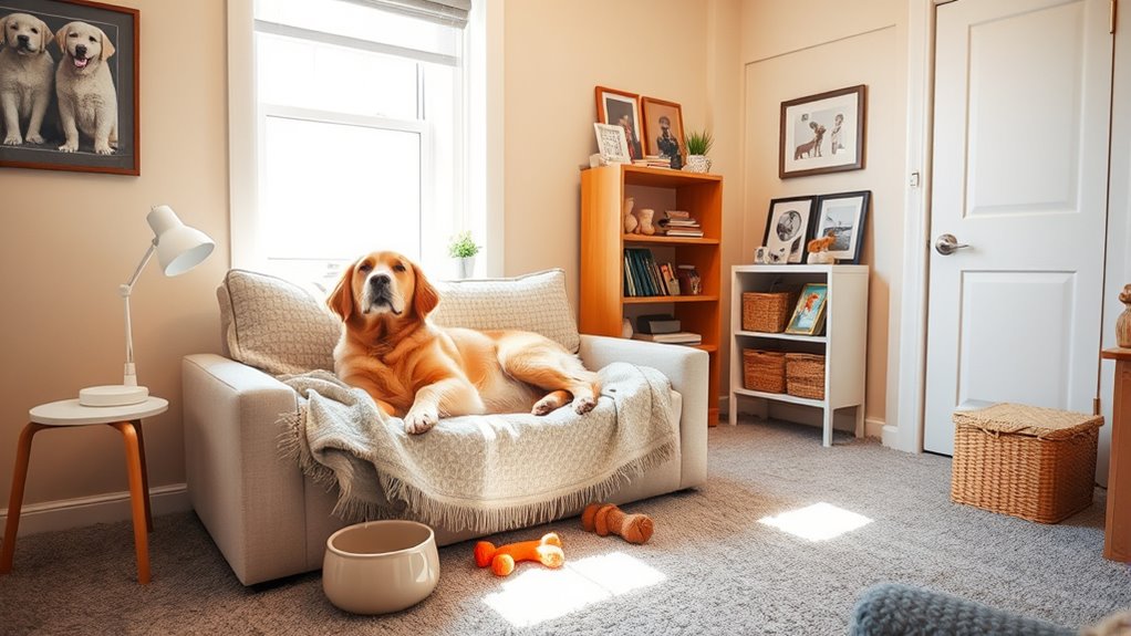 small apartment dog living