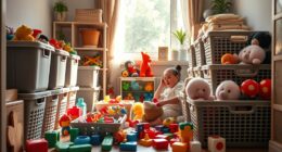 small apartment toy organization