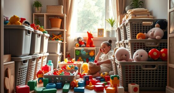 small apartment toy organization