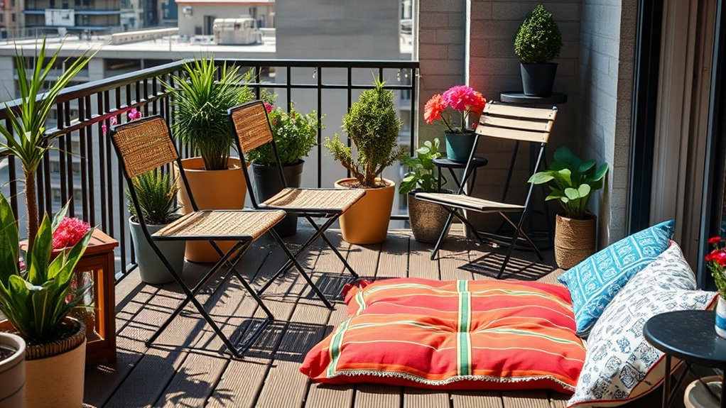 small balcony furniture options