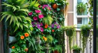 small balcony vertical gardens