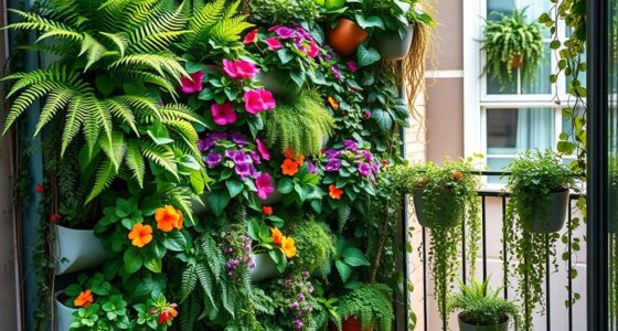 small balcony vertical gardens