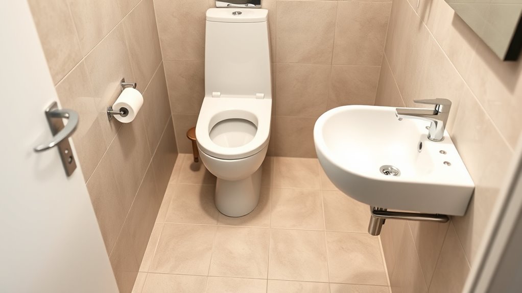 small bathroom bidet solutions