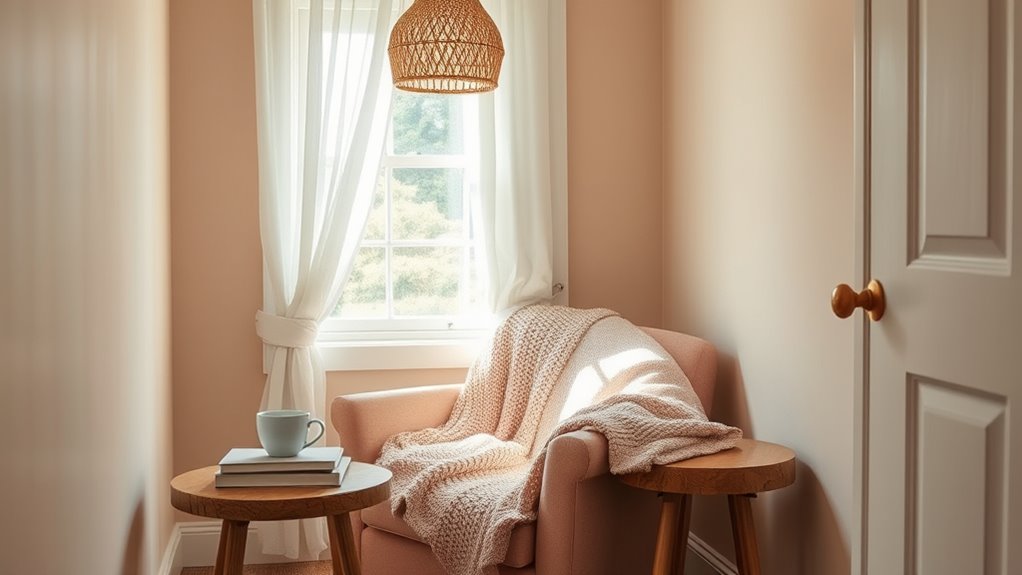 small bedroom cozy reading nook