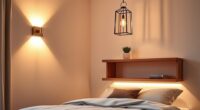 small bedroom lighting options