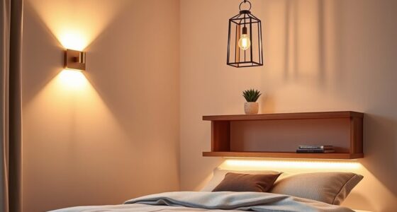 small bedroom lighting options
