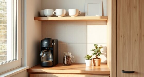 small kitchen coffee station