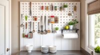 small space pegboard projects