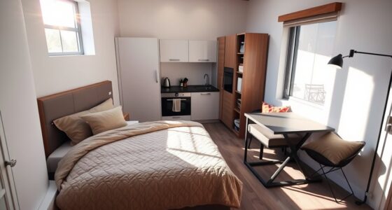 small square studio layouts