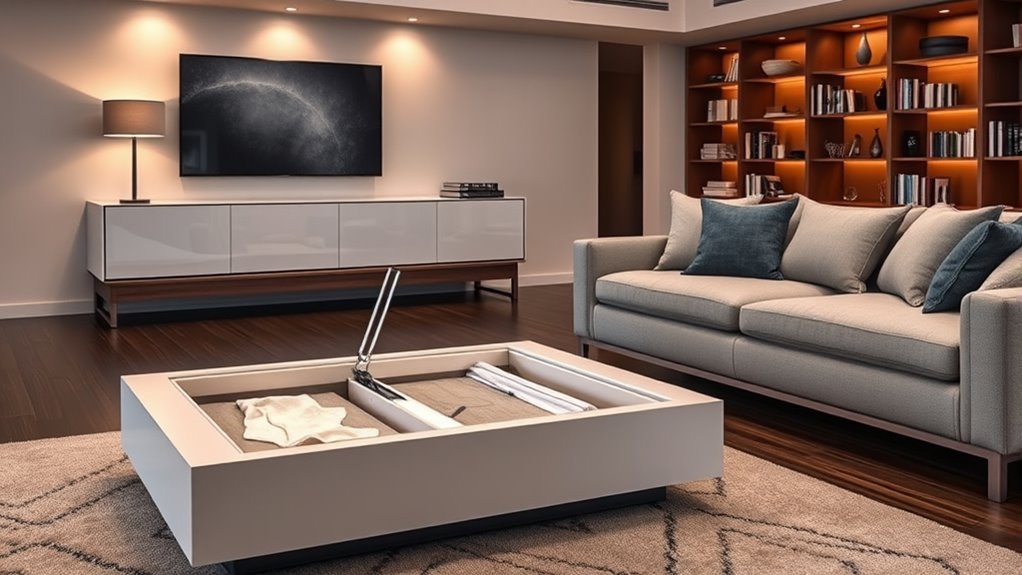 smart multi purpose storage furniture