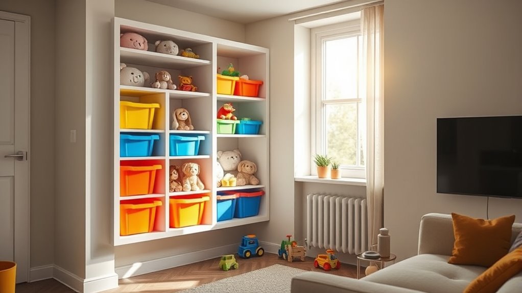 smart space saving toy storage