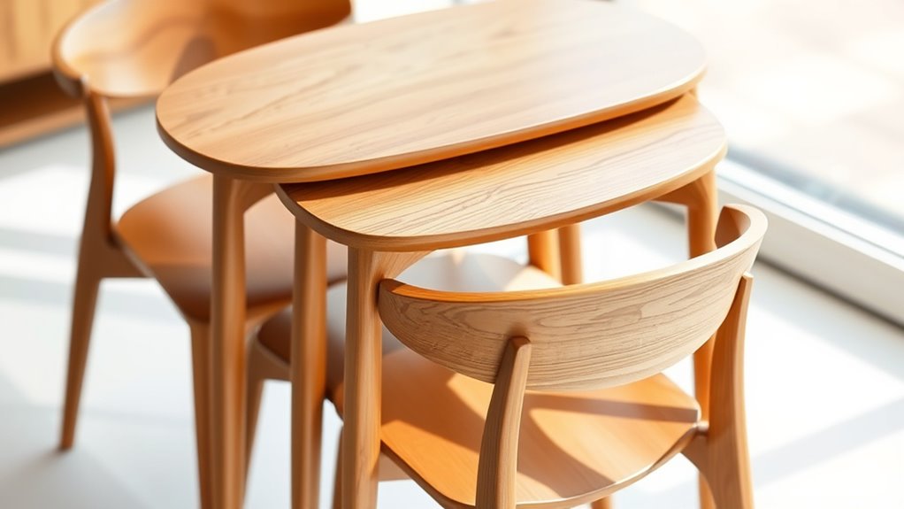 stackable tables and chairs