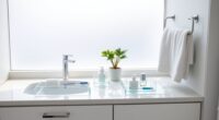 streamlined mornings through bathroom organization