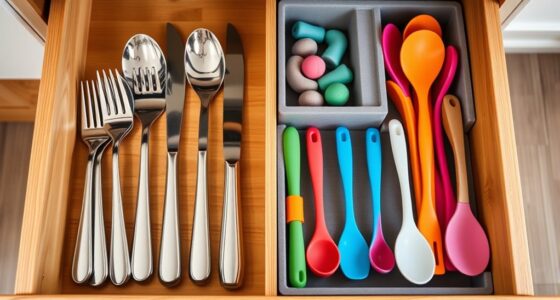 tiny apartment kitchen organization