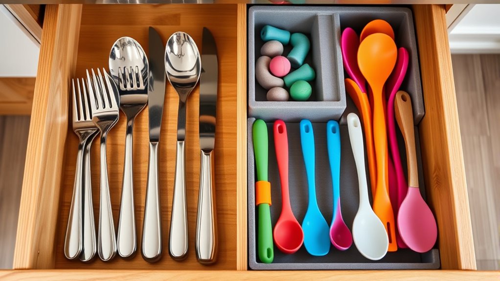 tiny apartment kitchen organization