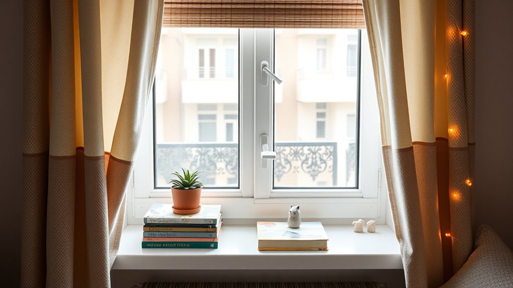 tiny apartment window decor