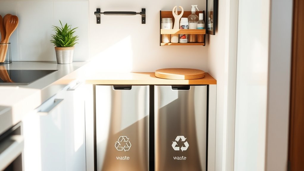tiny kitchen waste solutions