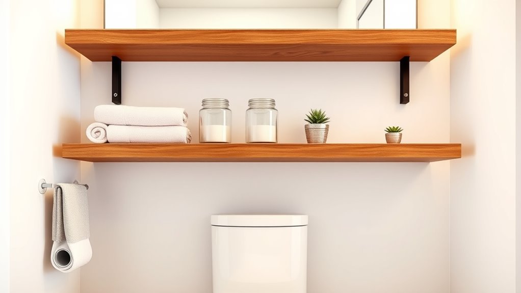 toilet shelf storage ideas