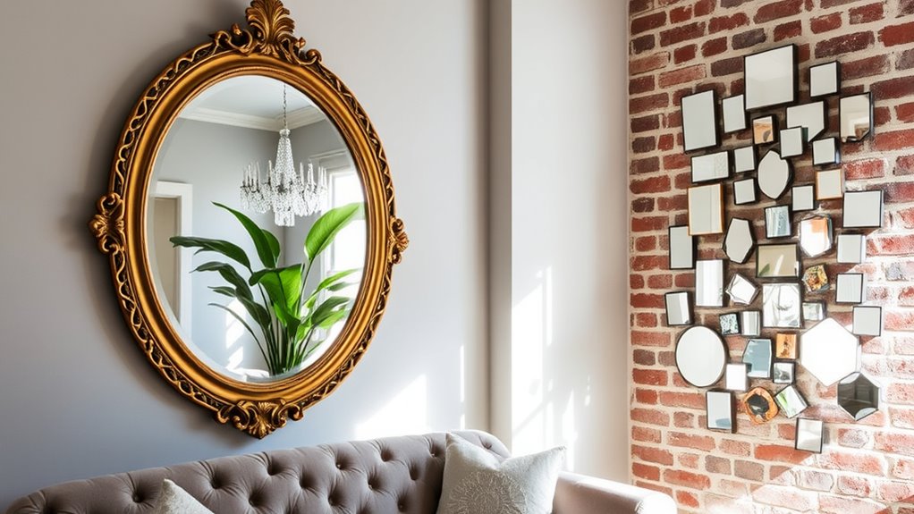 unique mirror placement ideas
