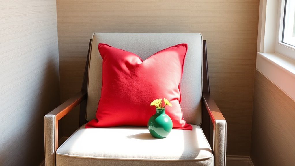 use colorful accents strategically