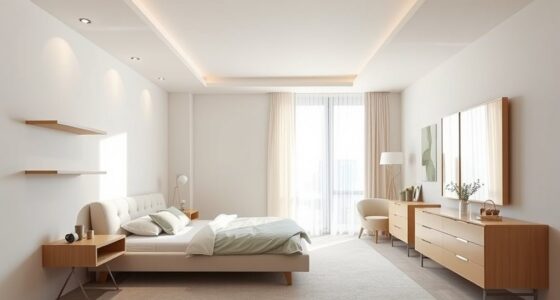 use light colors and mirrors