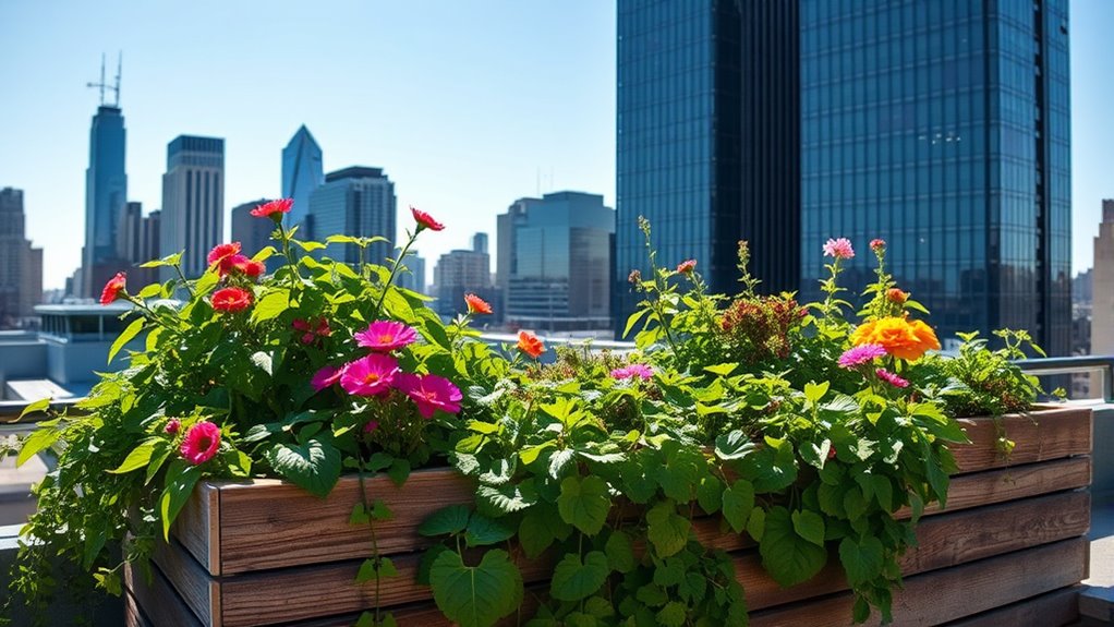 utilize roof or garden