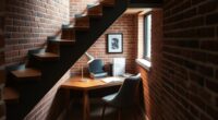 utilizing unused under stair space