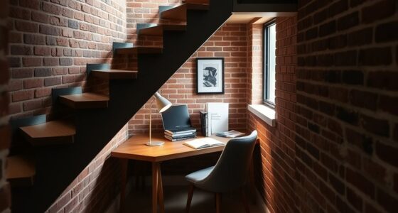 utilizing unused under stair space