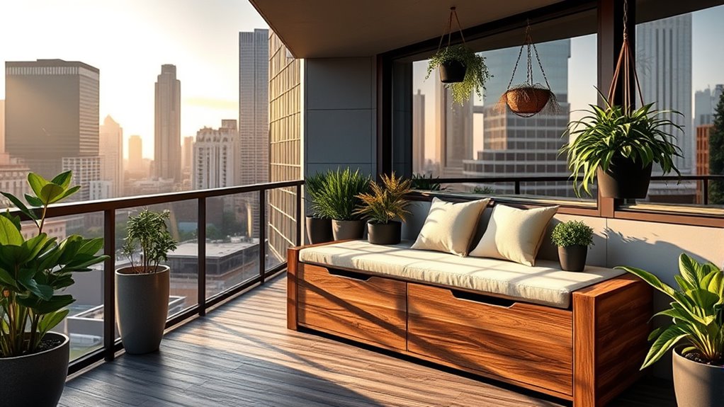 versatile weather resistant storage bench