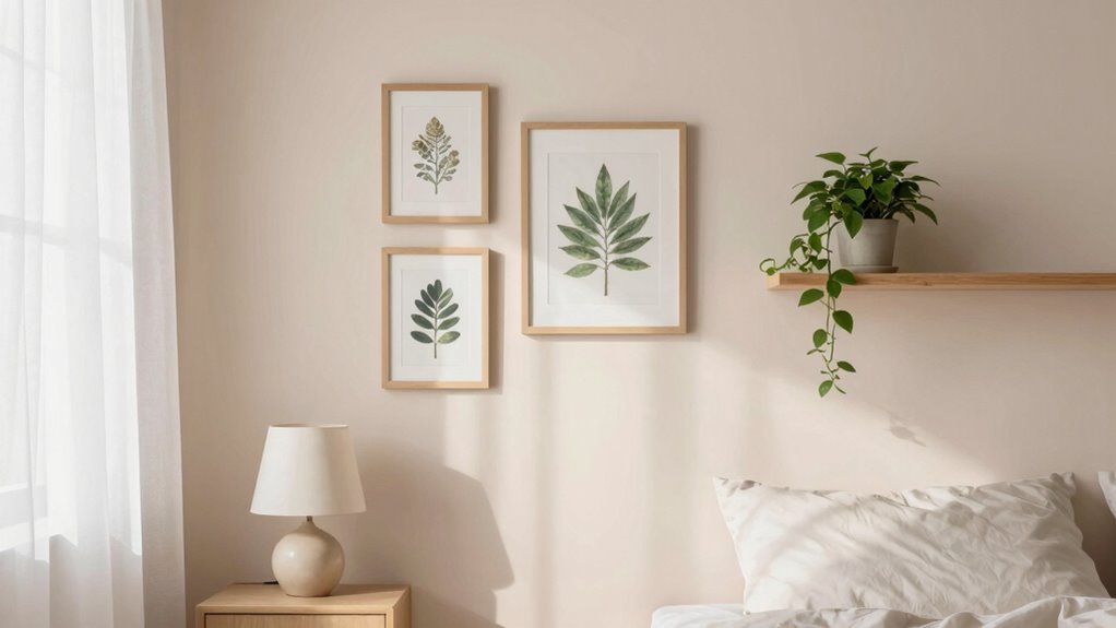 balanced small bedroom decor