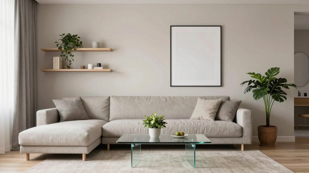 bold colors minimalist decor