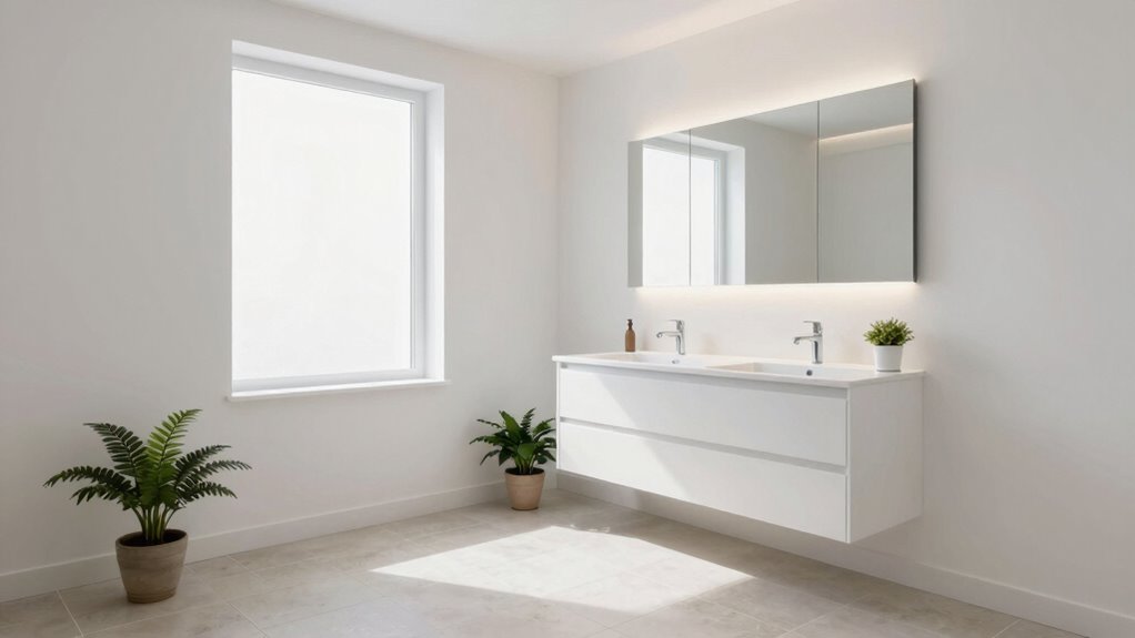 bright spacious bathroom tips