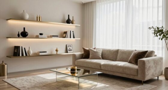 chic small space styling
