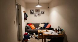 clutter and tight spaces