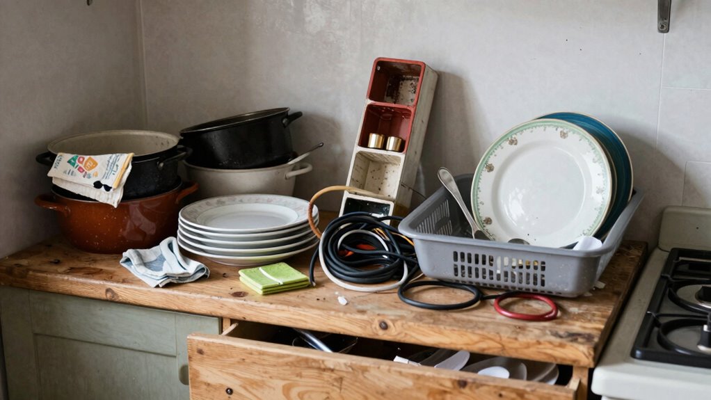 clutter unnecessary items first