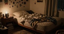 cluttered bright cramped space