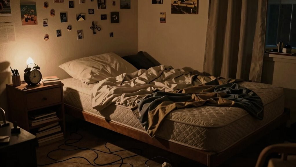 cluttered bright cramped space