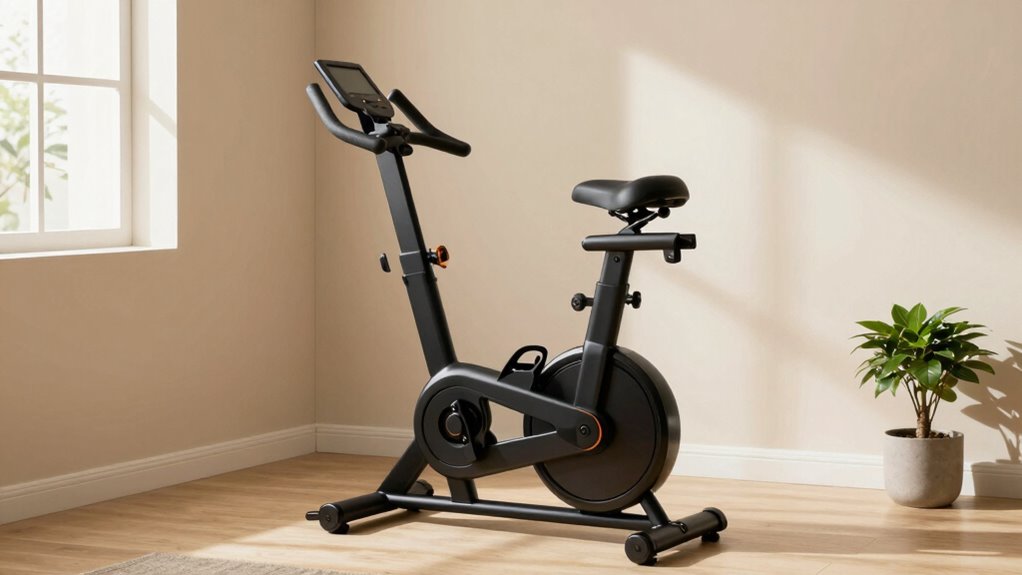 compact adjustable space saving exercise bike