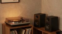 compact apartment turntable setup