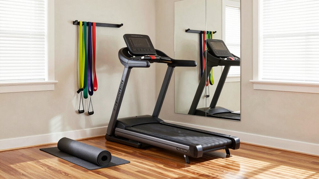 compact versatile apartment gym