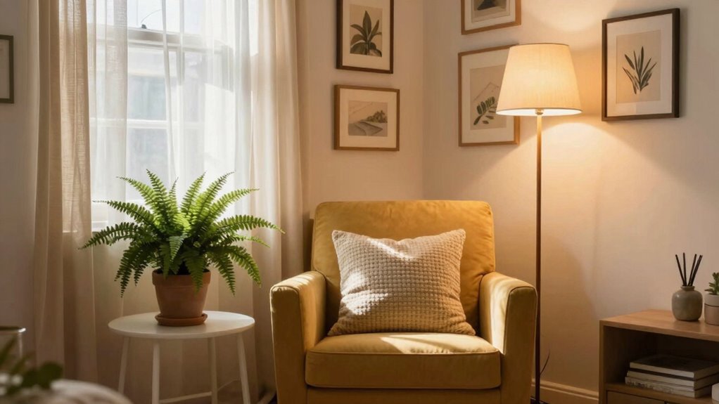 corner lighting transforms small spaces
