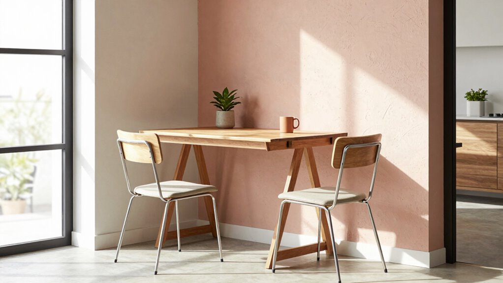 cozy organized breakfast corner